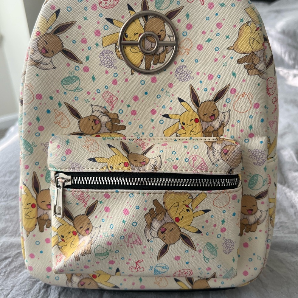Cute Pikachu and Eevee Mini Backpack